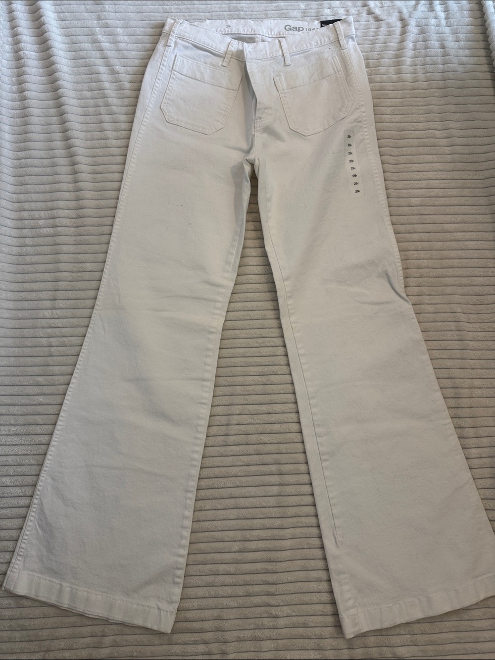 GAP White Denim Jeans